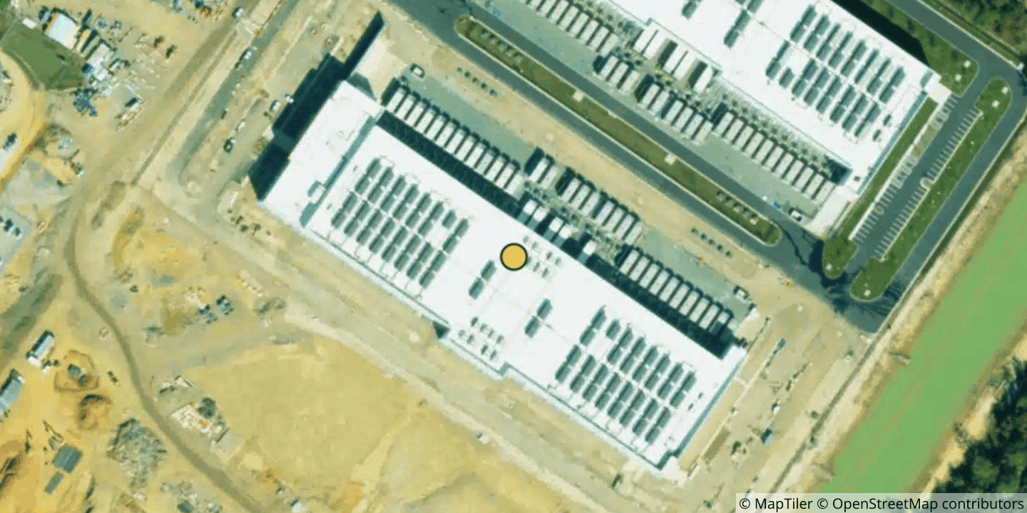 Aerial view of QTS RIchmond 2 DC2