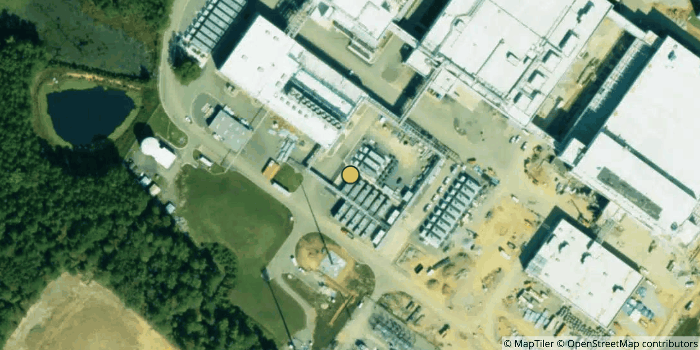 Aerial view of QTS Richmond 1 Campus