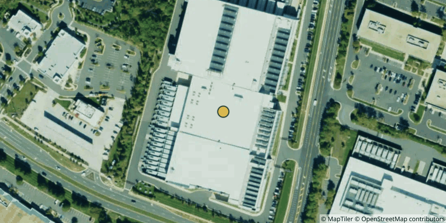 Aerial view of CyrusOne NVA1 - Sterling