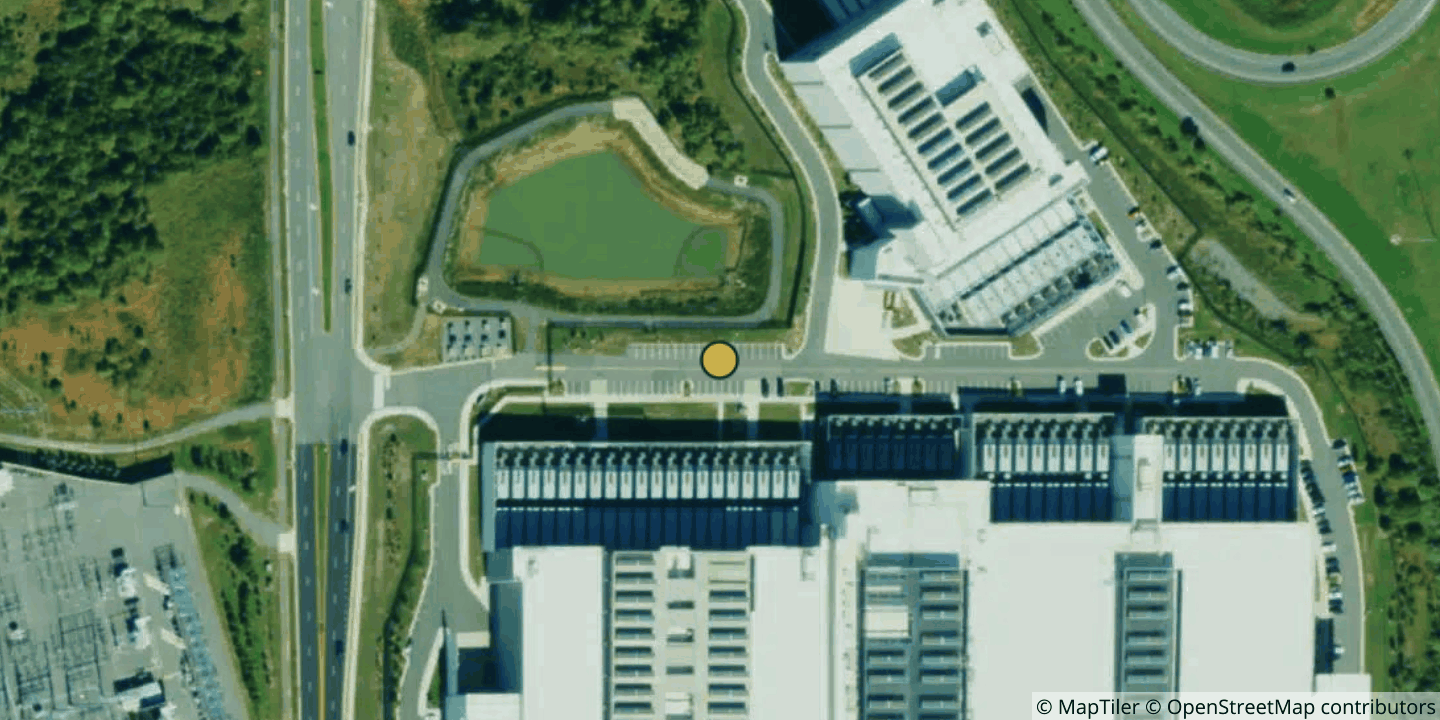 Aerial view of CyrusOne Sterling Campus (NVA5-NVA7)