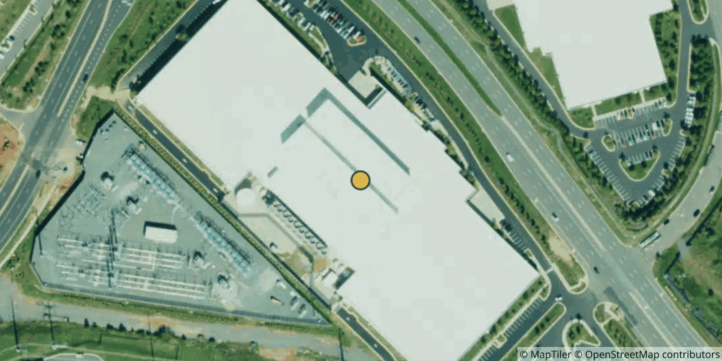 Aerial view of Digital Realty IAD (21745 Sir Timothy)
