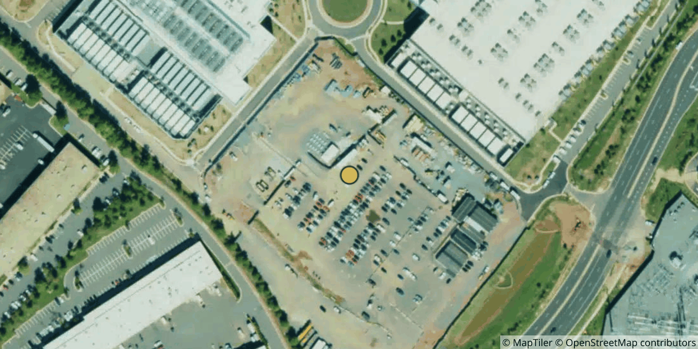 Aerial view of GDC - Ashburn VA7 Data Center