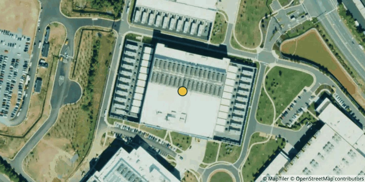 Aerial view of GDC - Ashburn VA5 Data Center