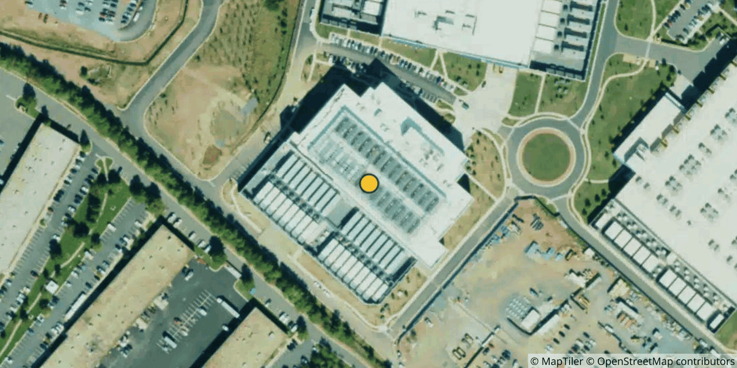 Aerial view of GDC - Ashburn VA6 Data Center