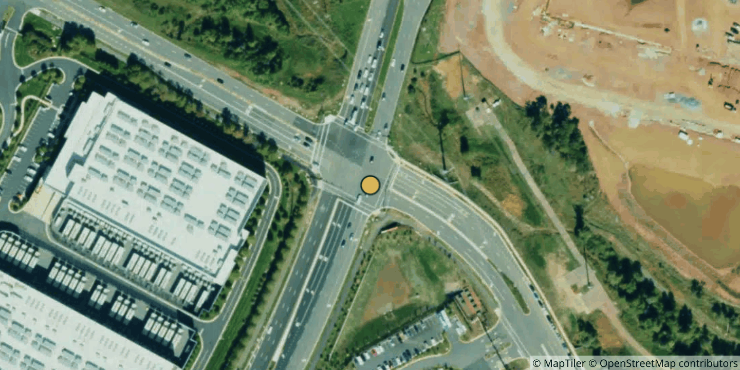 Aerial view of QTS Ashburn 3 DC1