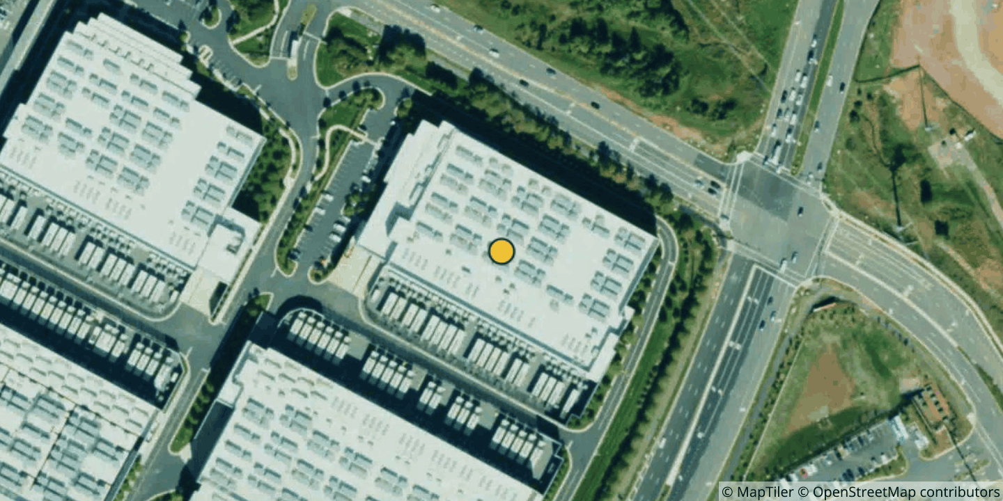 Aerial view of 44100 Digital Loudoun Plaza (IAD38)