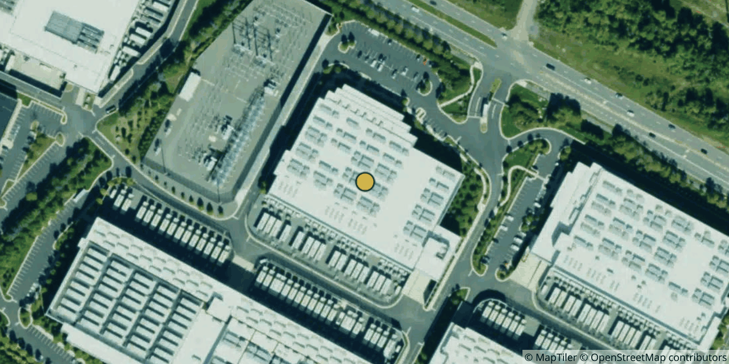 Aerial view of 43780 Digital Loudoun Plaza (IAD36)