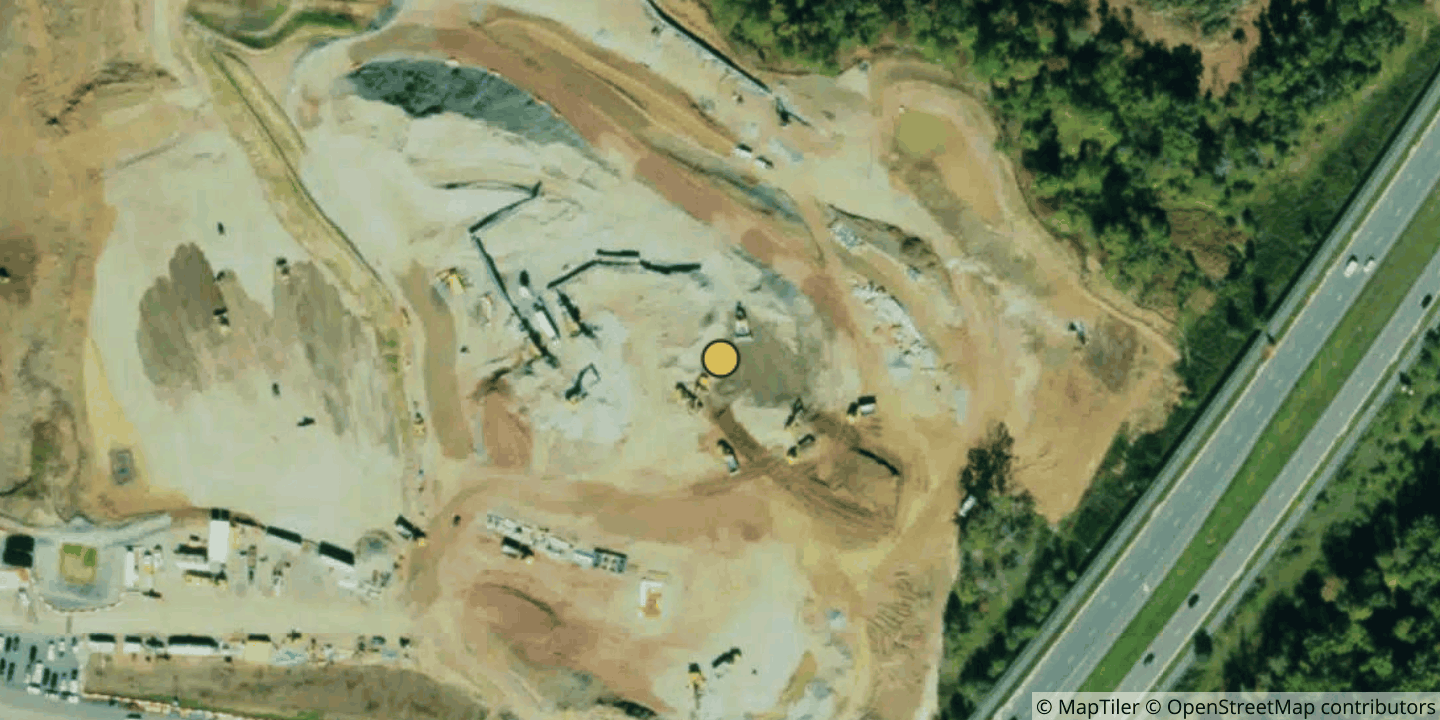 Aerial view of Vantage VA3 - Ashburn III Campus