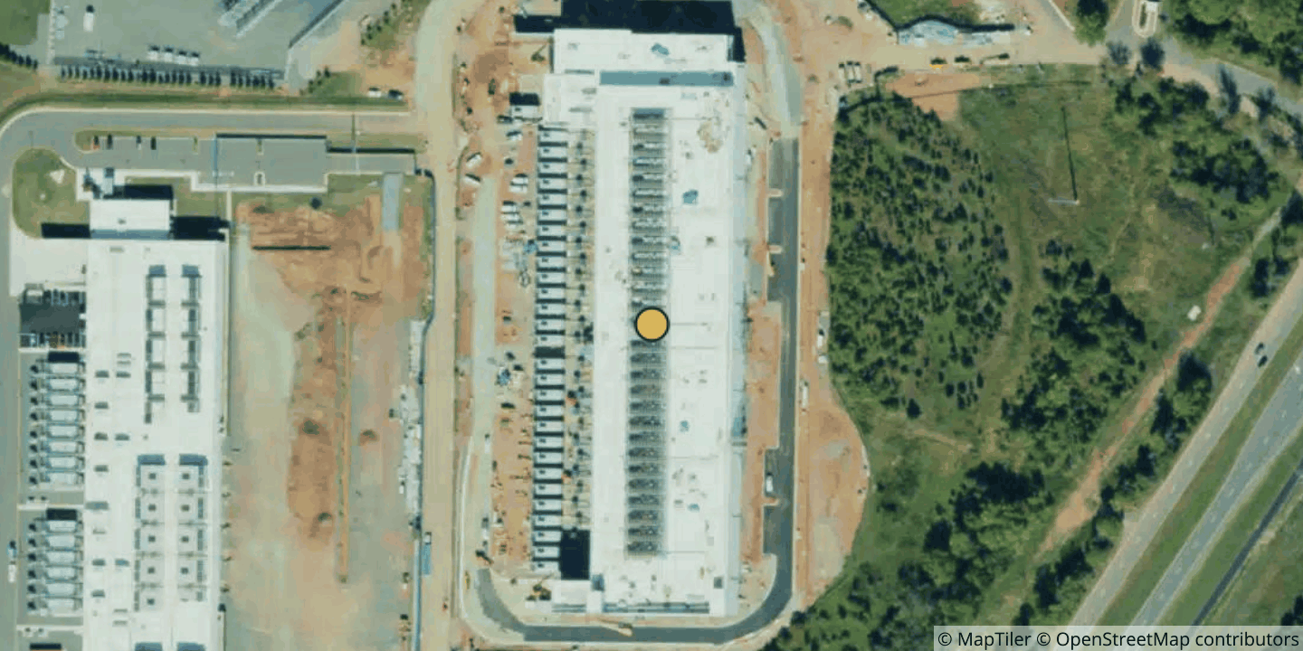 Aerial view of QTS Manassas DC2