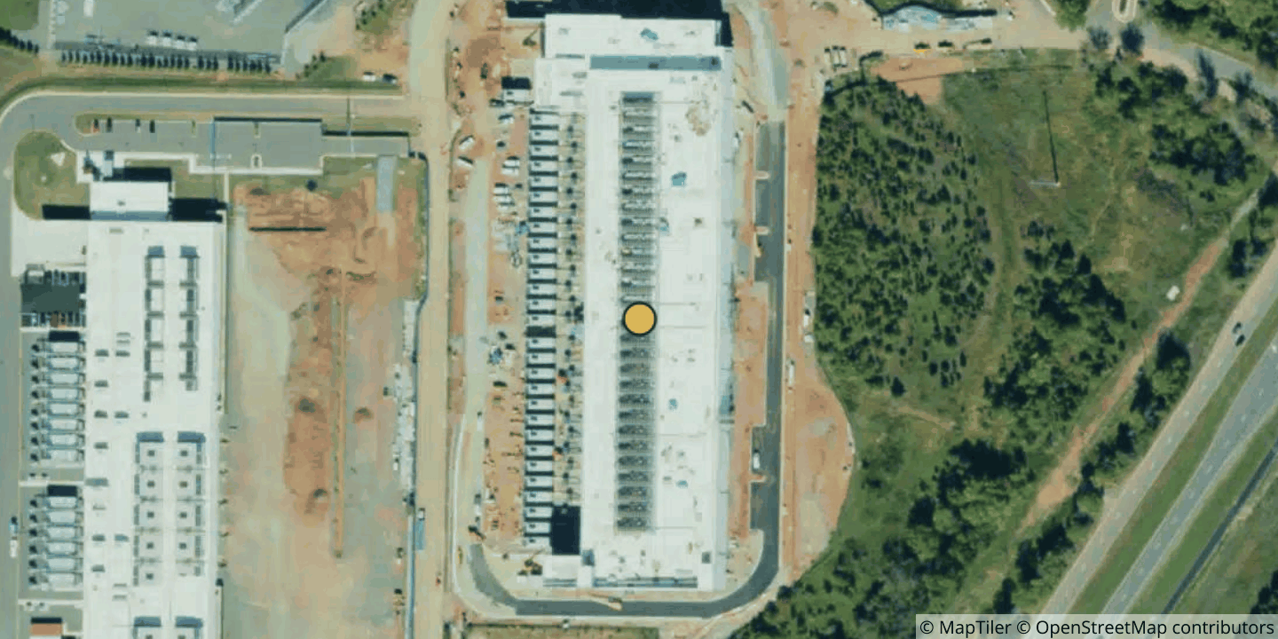 Aerial view of QTS Manassas DC3