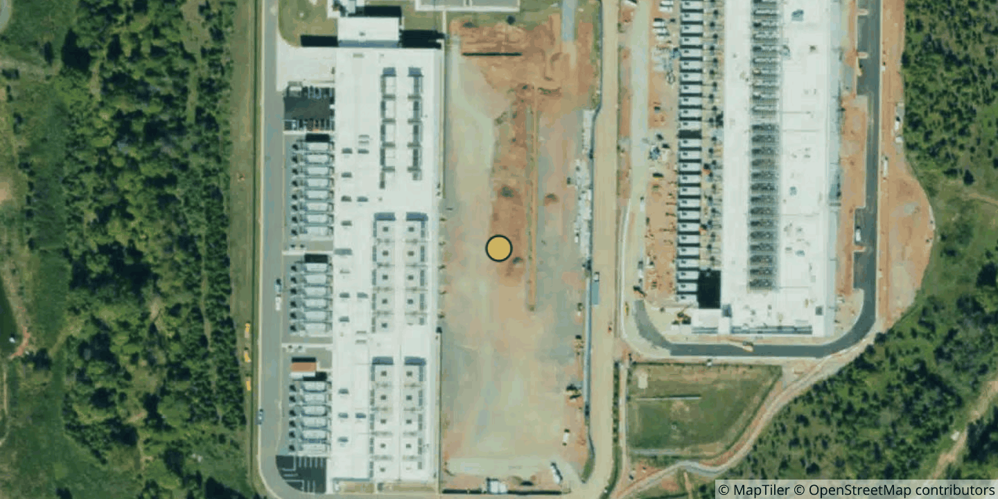 Aerial view of QTS Manassas DC1