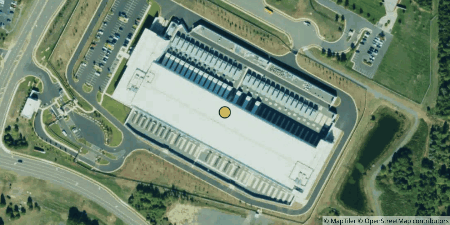 Aerial view of QTS Manassas DC5