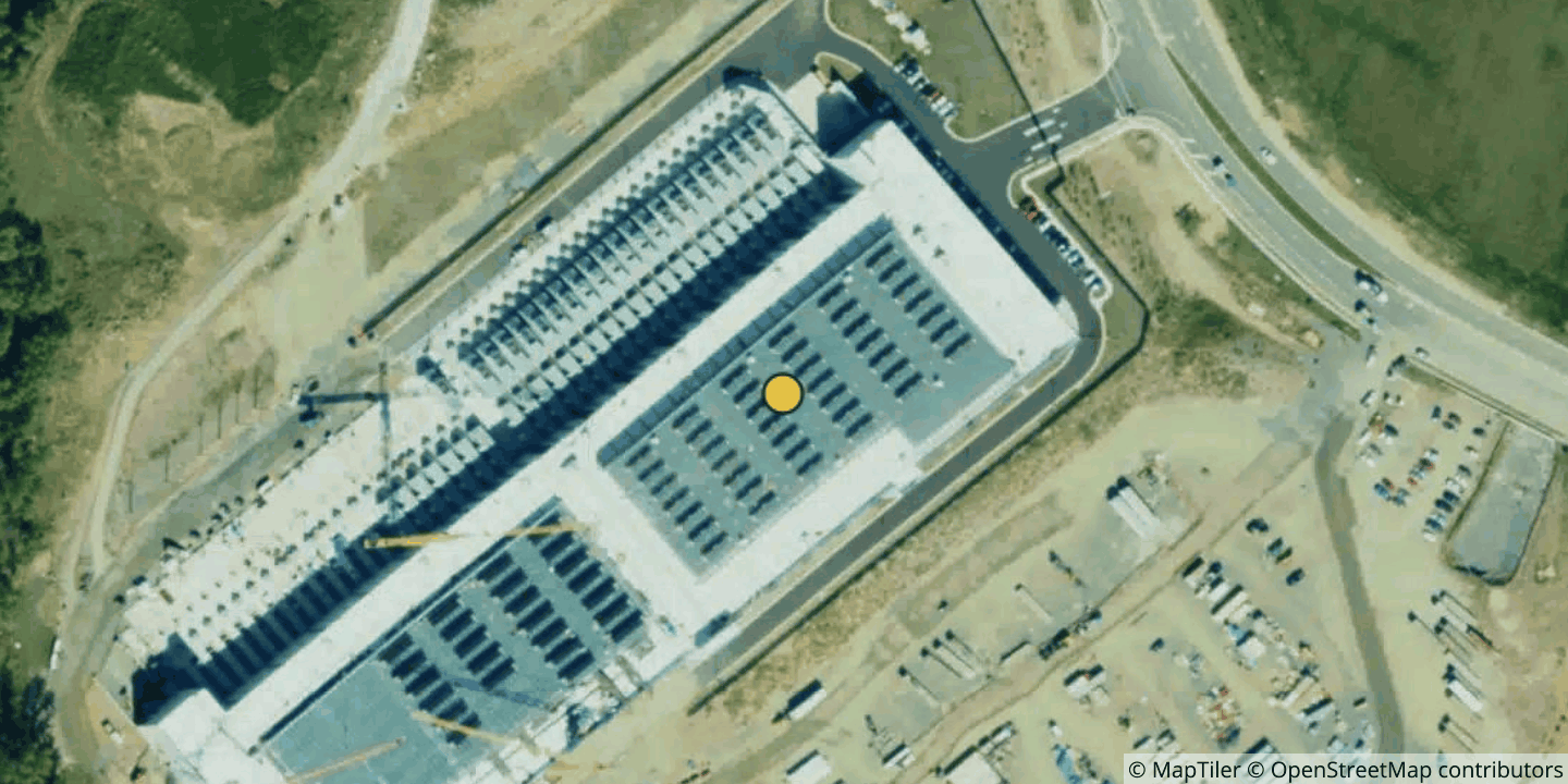 Aerial view of STACK Infrastructure NVA02D