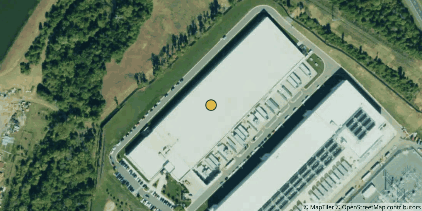 Aerial view of Iron Mountain Data Center - Manassas (VA-1)