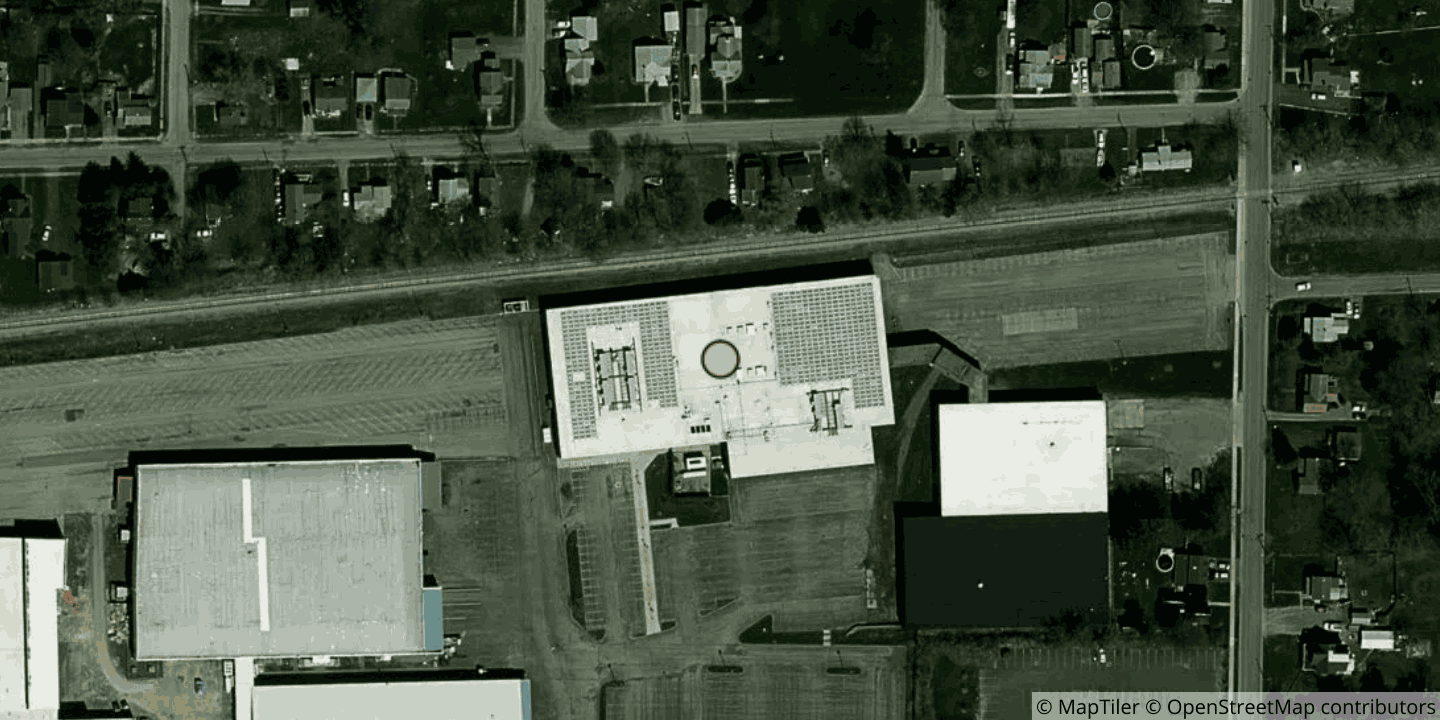 Aerial view of Albion Data Center