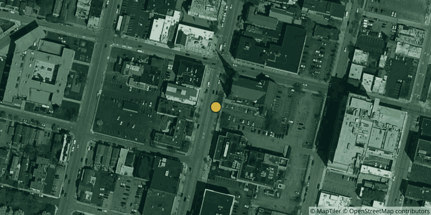 Aerial view of 325 Delaware Ave