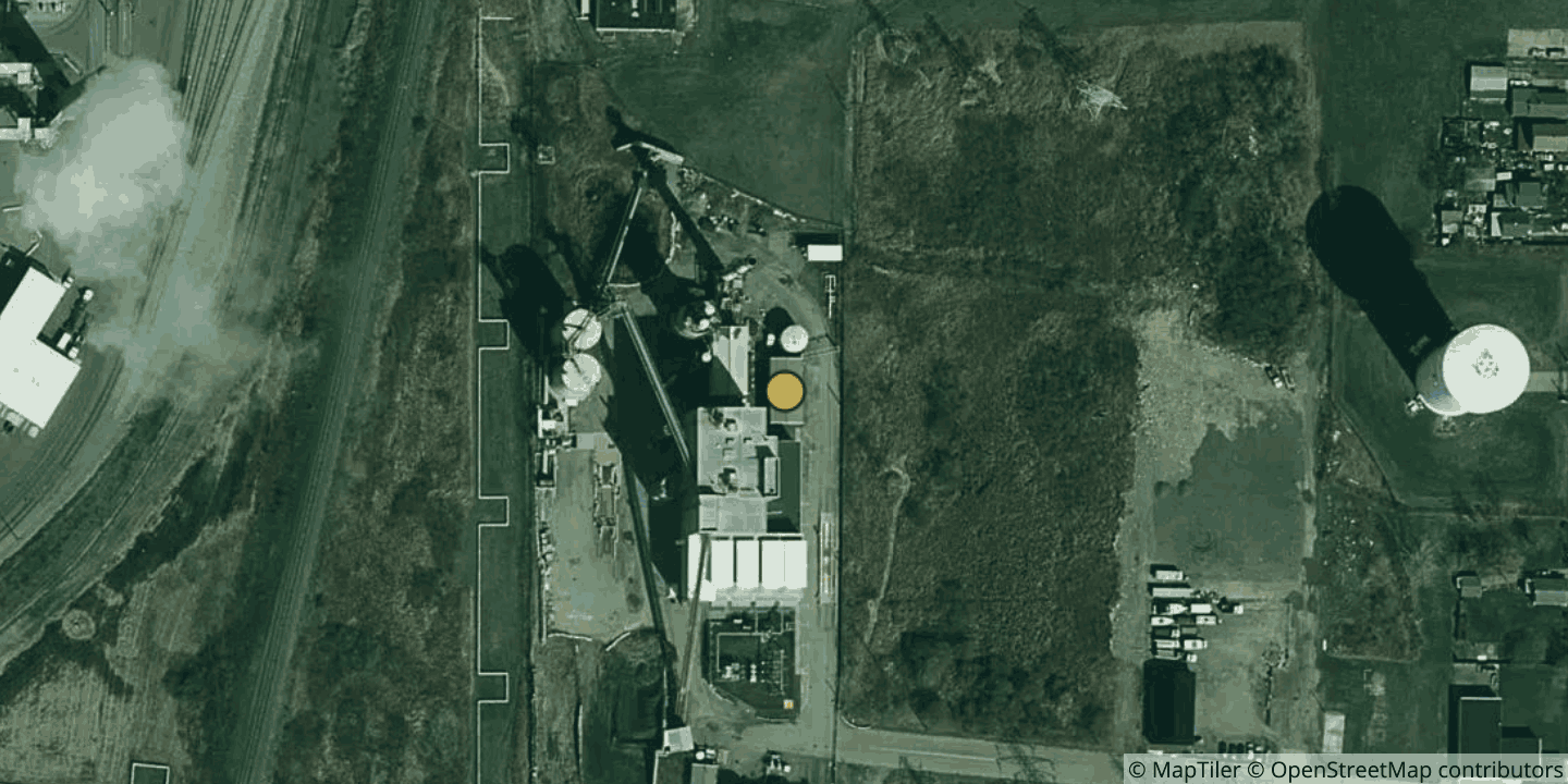 Aerial view of Blockfusion Niagara Falls