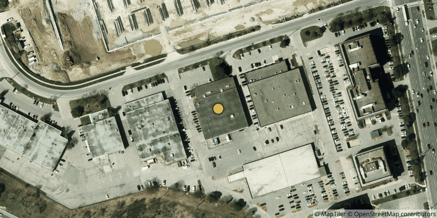 Aerial view of Mid-Range Data Center
