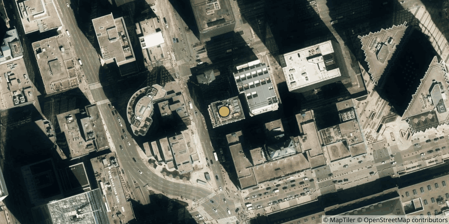 Aerial view of CentriLogic Downtown Toronto
