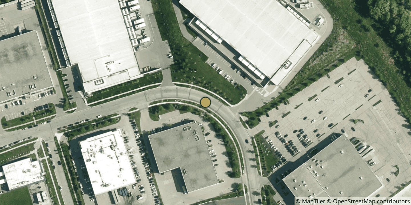 Aerial view of Urbacon DC Richmond Hill DC1