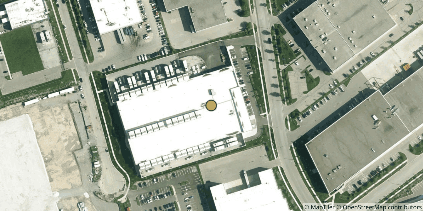Aerial view of Urbacon DC Richmond Hill DC3