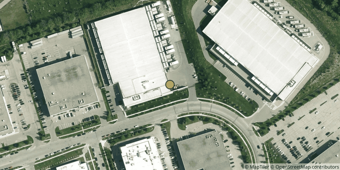 Aerial view of Urbacon DC Richmond Hill DC2