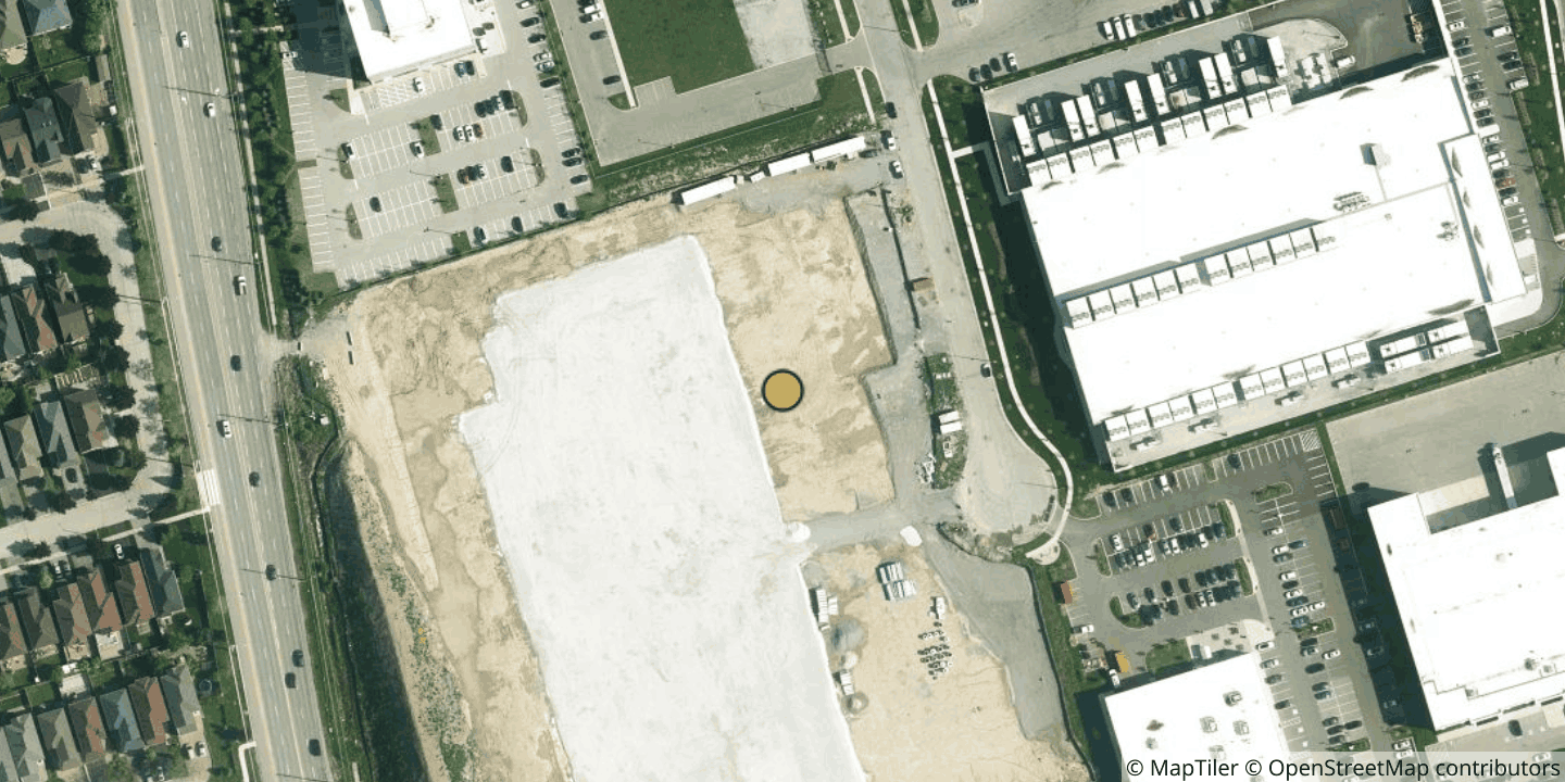 Aerial view of Urbacon DC Richmond Hill DC4