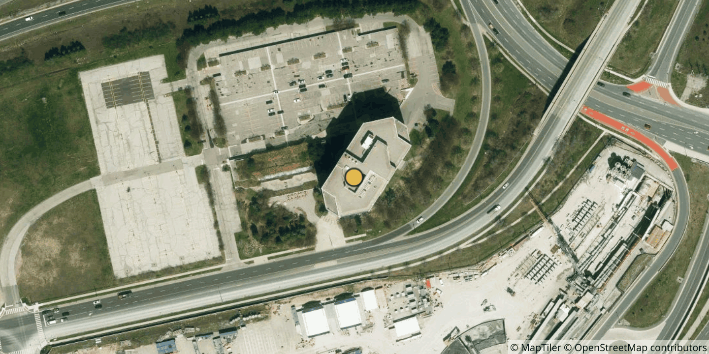 Aerial view of Cogent Mississauga