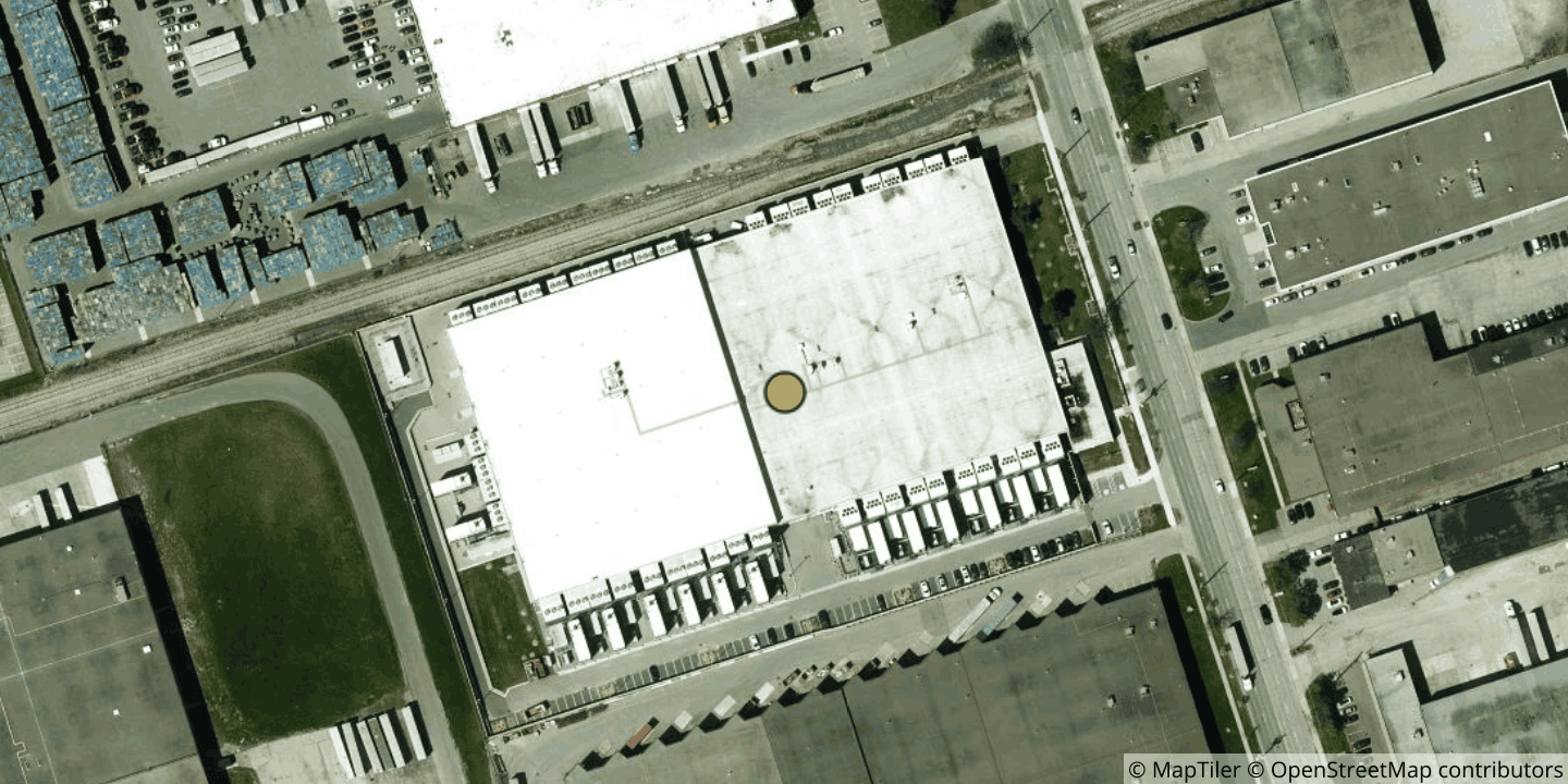 Aerial view of Urbacon DC Toronto DC7