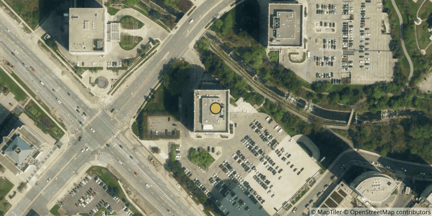 Aerial view of CentriLogic Mississauga South