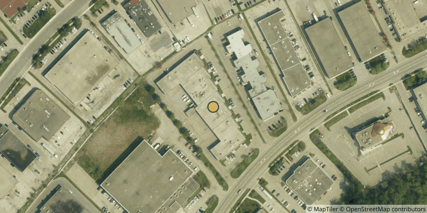 Aerial view of CentriLogic Mississauga North