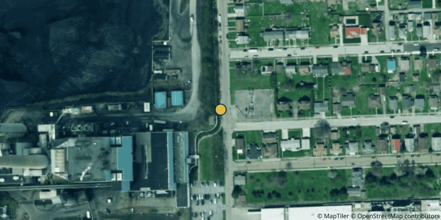 Aerial view of 151 Porter St