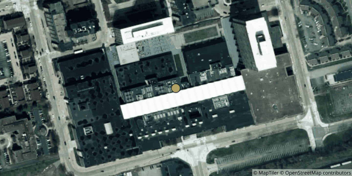 Aerial view of DQE Communications (Allegheny Center Mall)