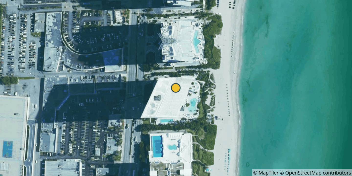 Aerial view of UPX Miami