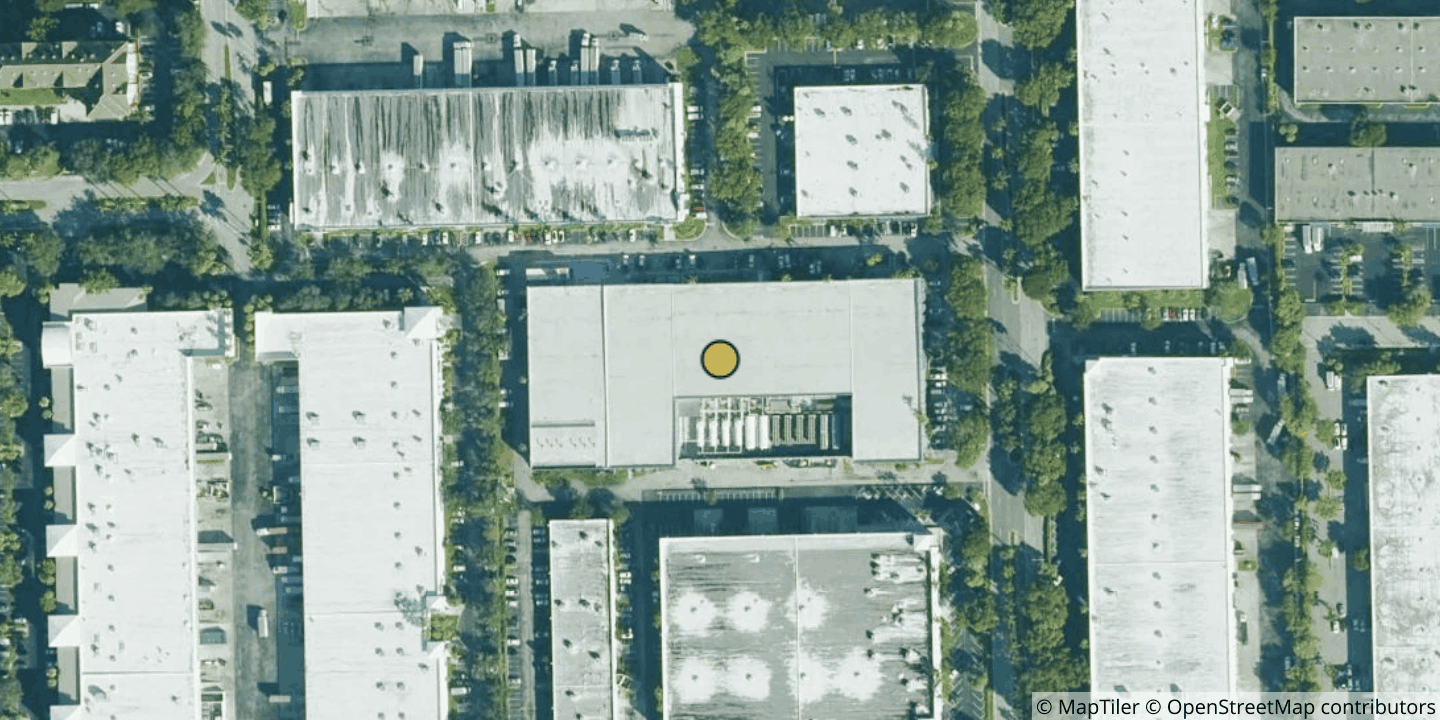 Aerial view of CoreSite - Miami (MI2)