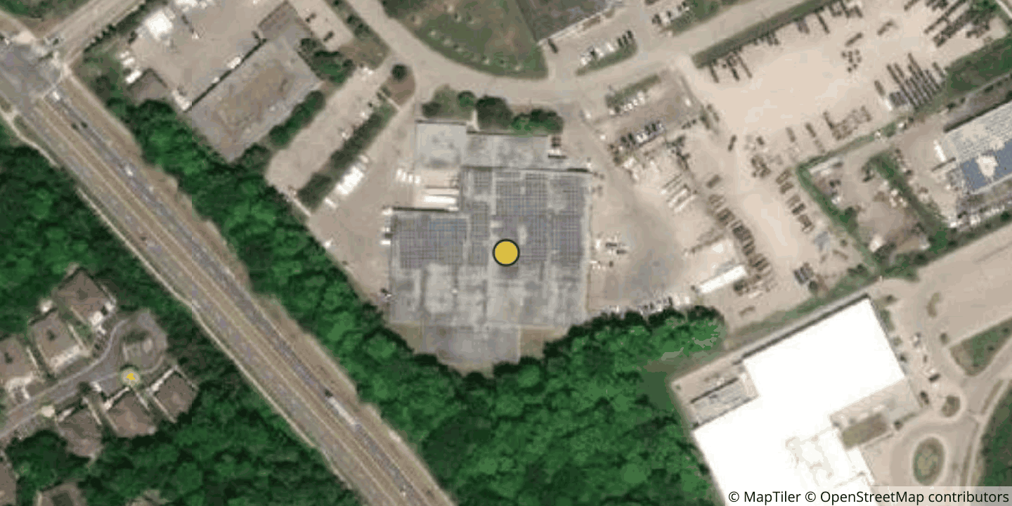 Aerial view of Rack&Data Data Center