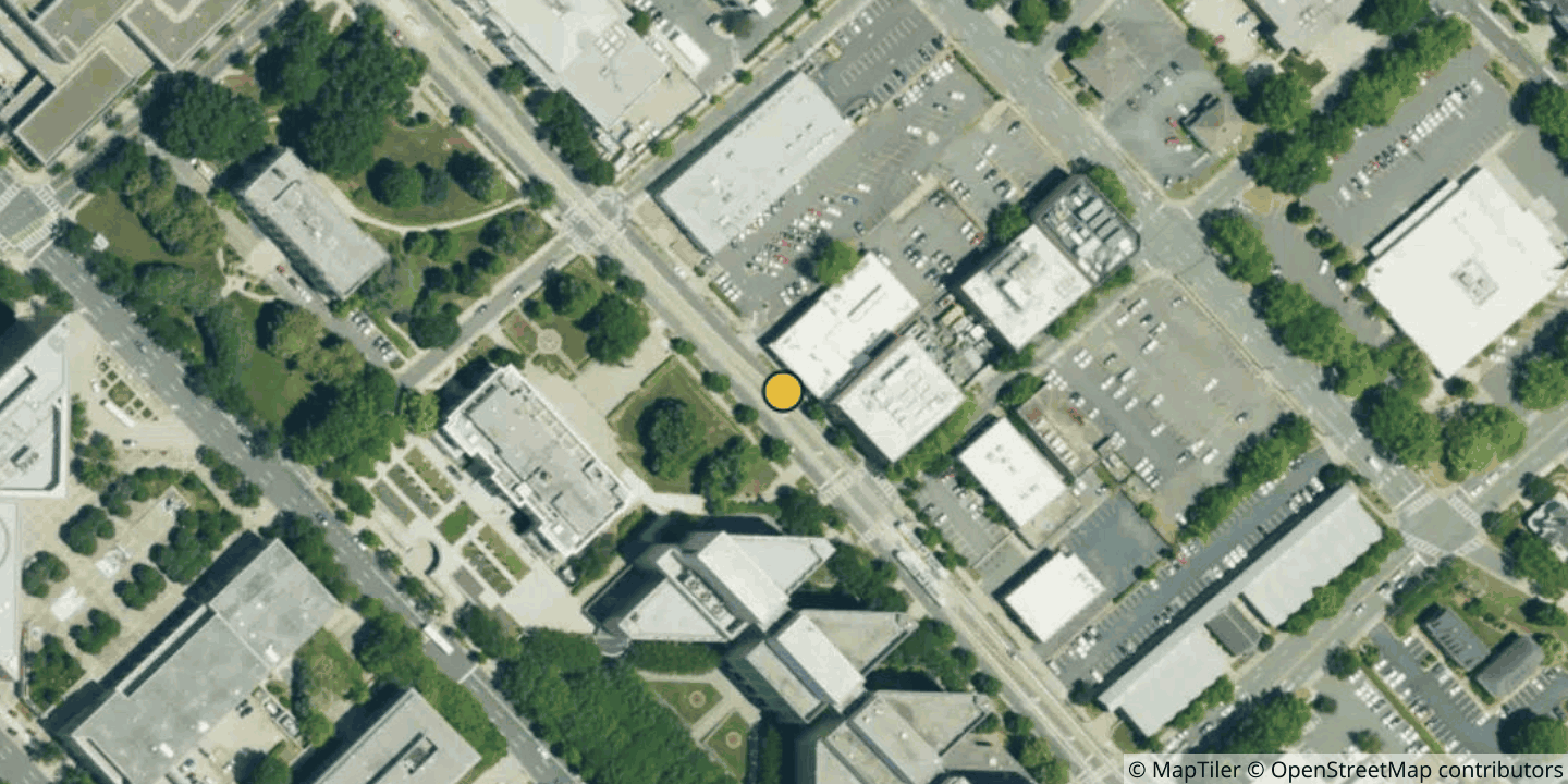 Aerial view of 725 East Trade Street
