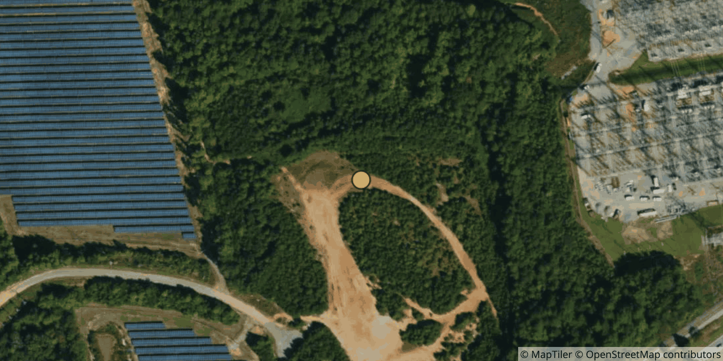 Aerial view of DigiPowerX Hildebran