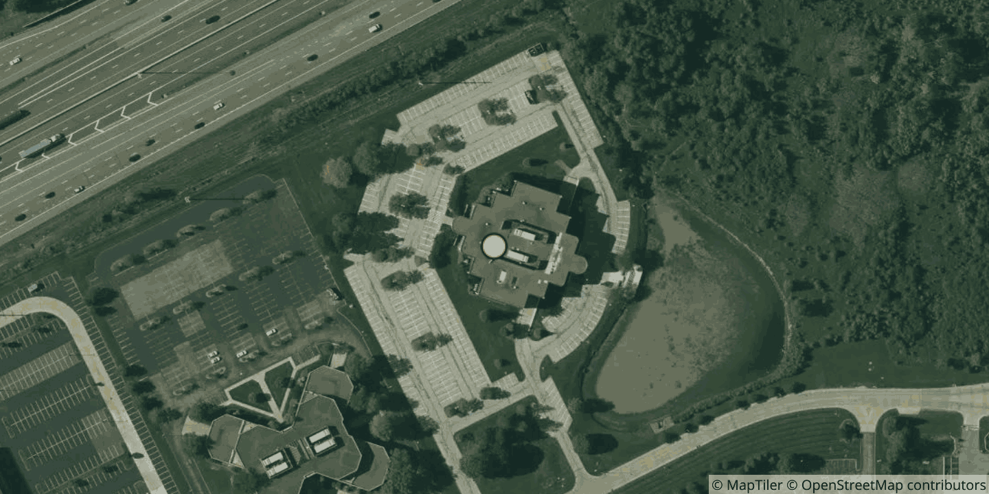 Aerial view of BlueBridge Networks | Mayfield Heights Data Center