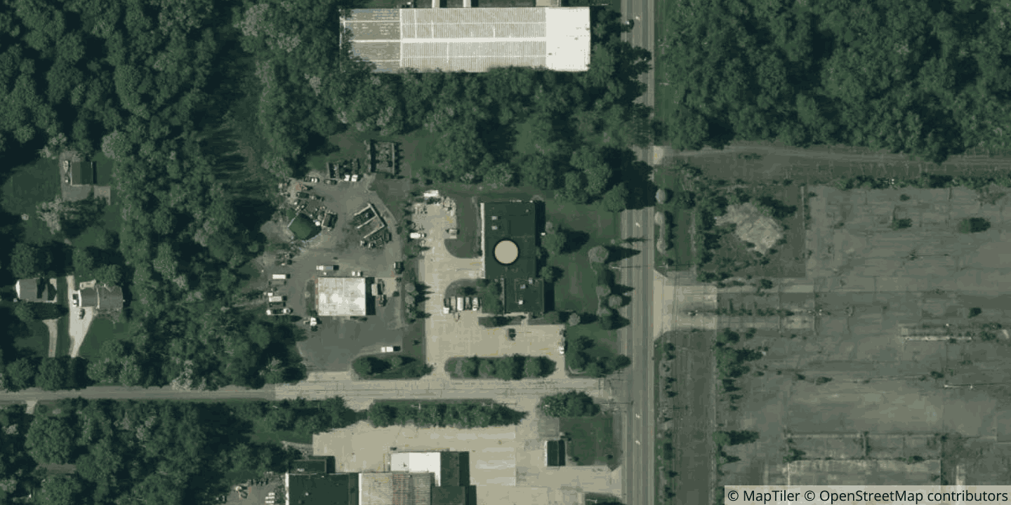 Aerial view of Bay Pointe Data Center