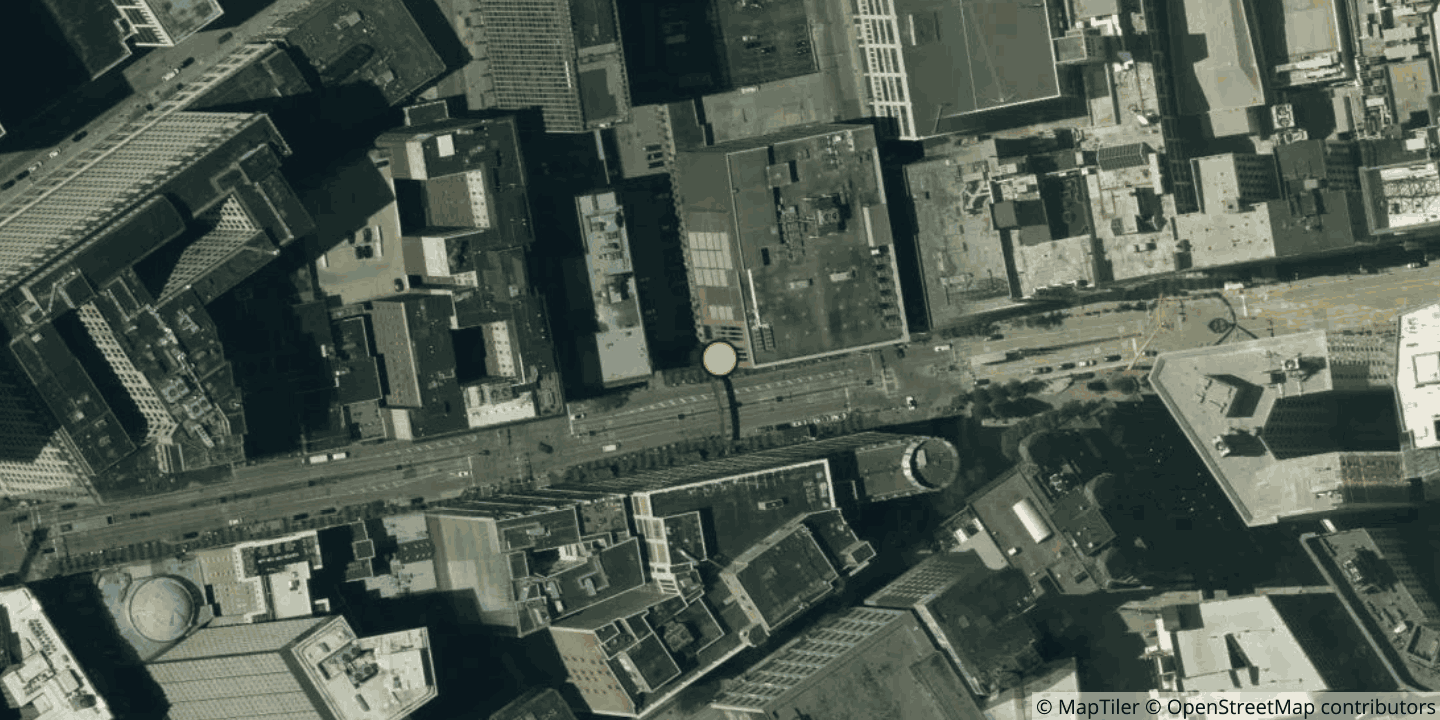Aerial view of BlueBridge Networks | Downtown Cleveland