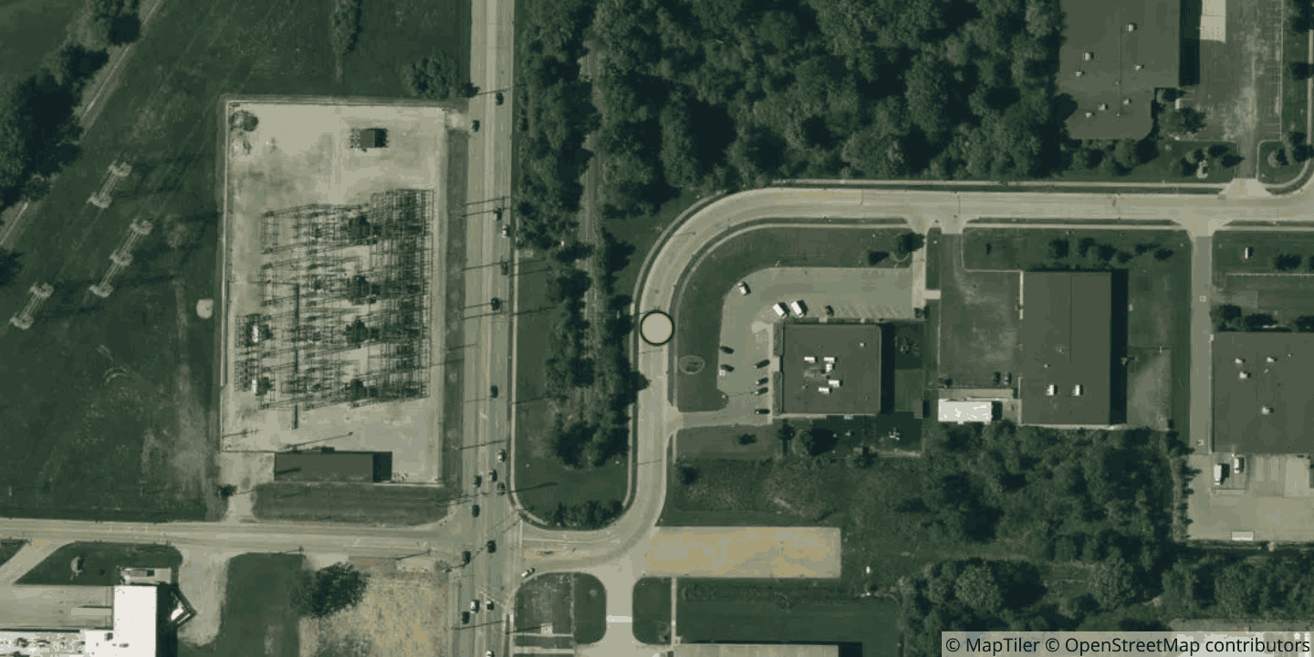 Aerial view of Cleveland Data Center