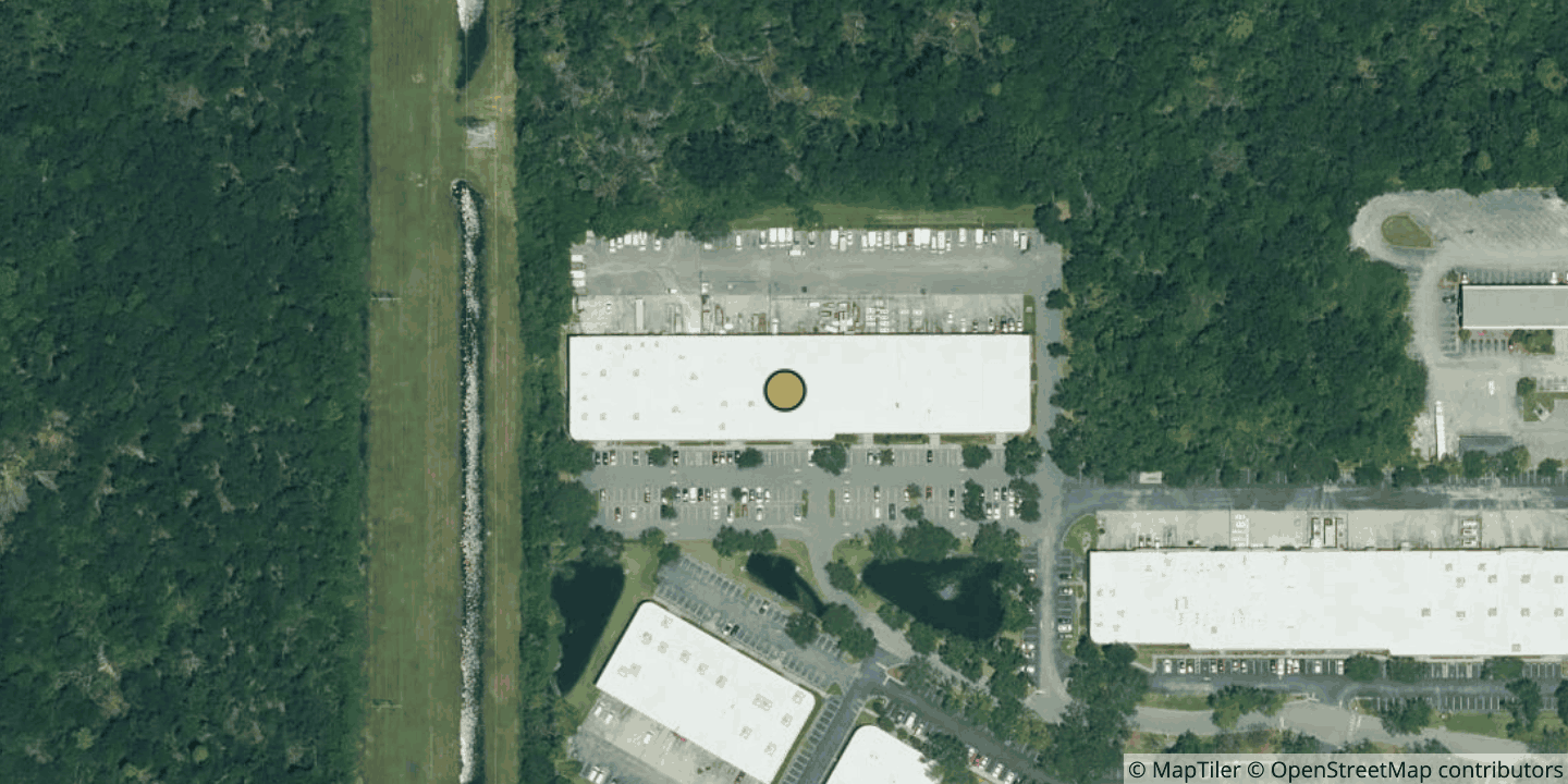 Aerial view of Verizon Tampa
