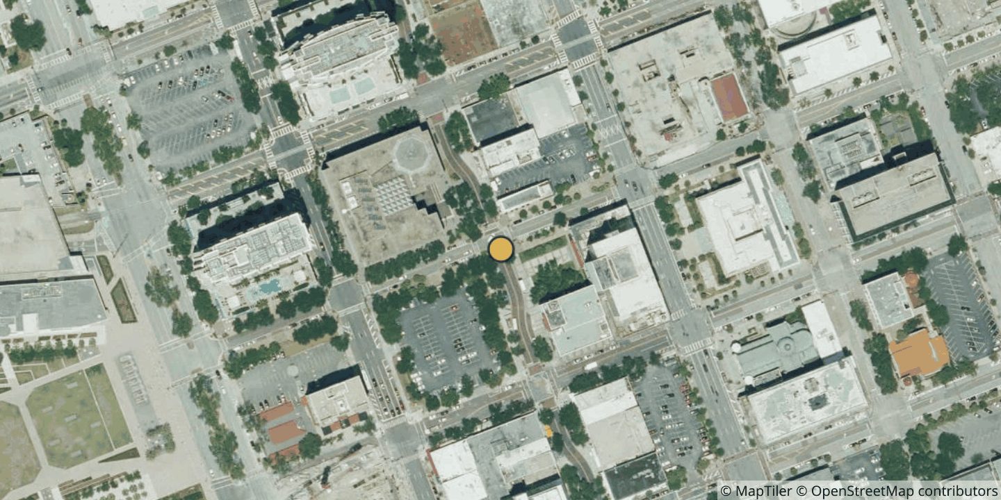 Aerial view of 655 North Franklin