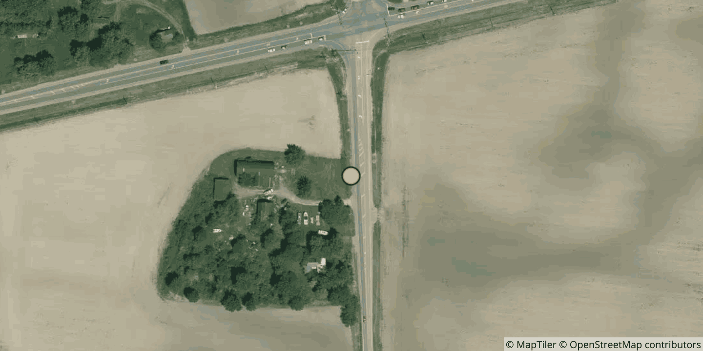 Aerial view of Aligned - 6770 Mink St