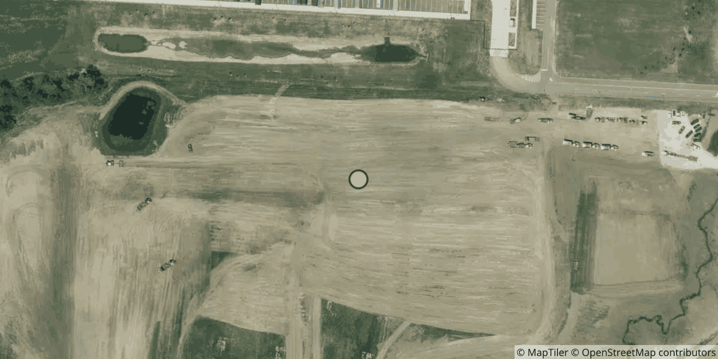 Aerial view of QTS New Albany 1 DC1