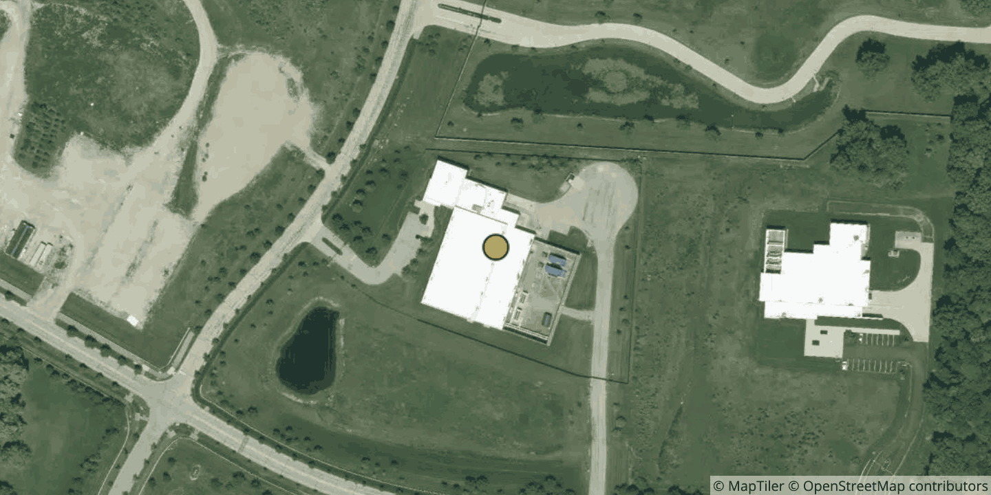 Aerial view of Compugen New Albany Data Center