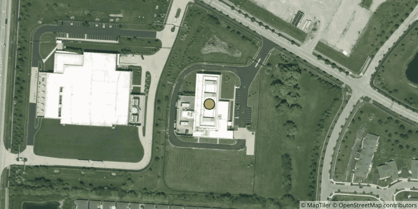 Aerial view of Compass New Albany