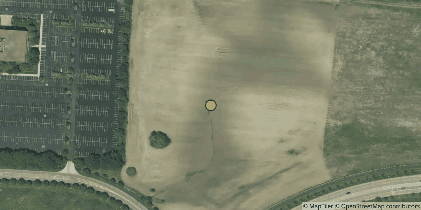 Aerial view of Edged Columbus