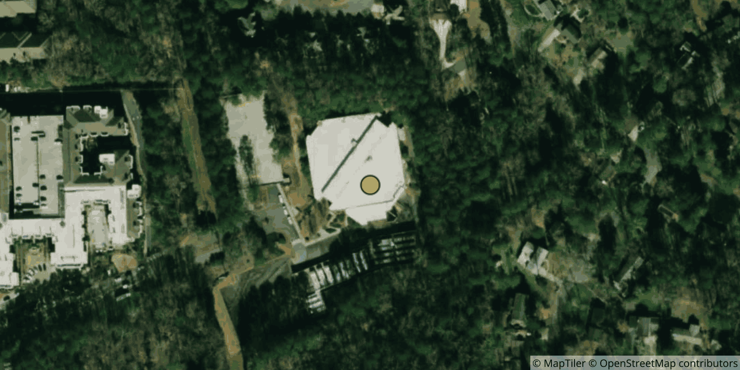 Aerial view of 40 Perimeter Center E